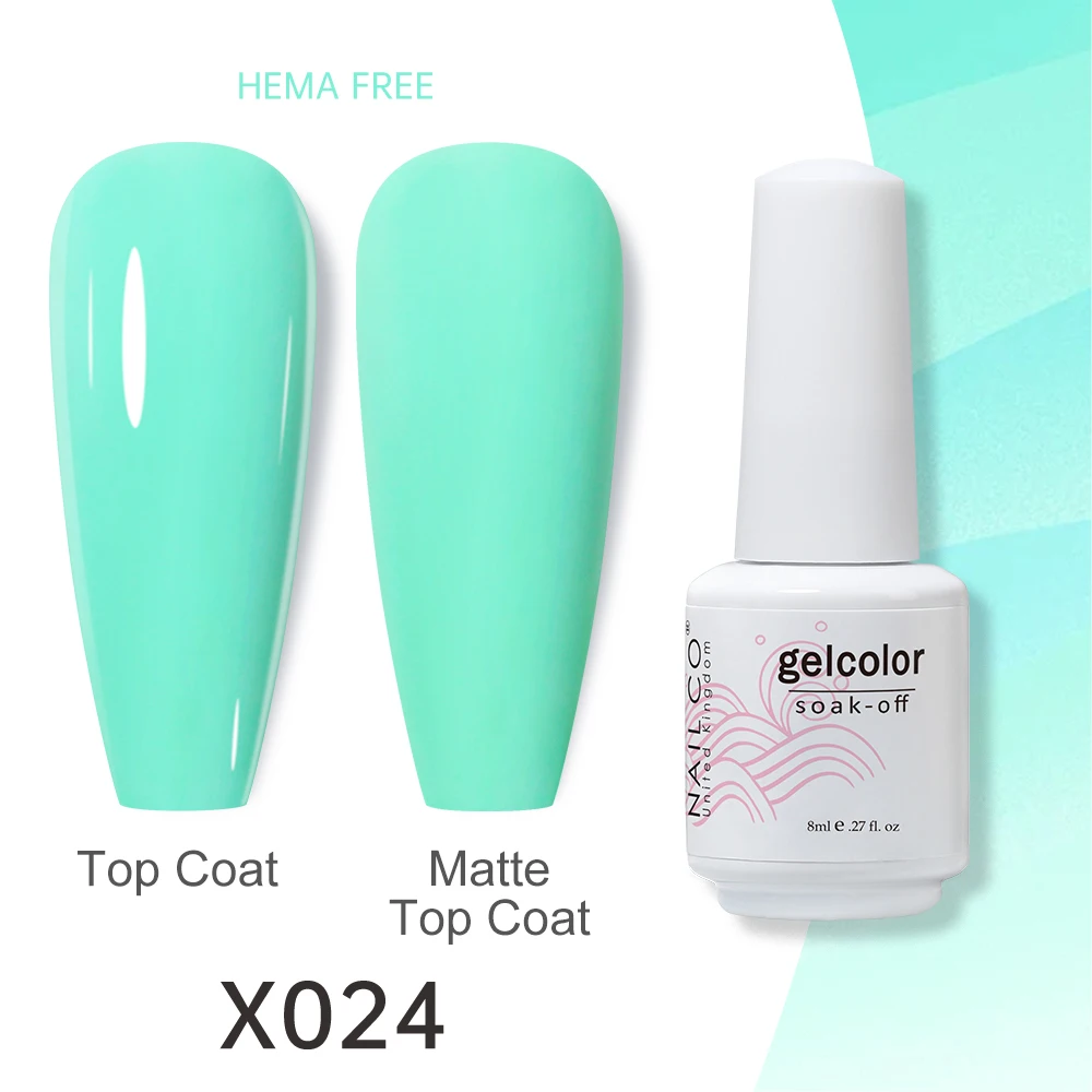 NAILCO هيما الحرة 8 مللي جيل للأظافر البولندية الخريف معكرون الفرنسية رائع اللون جمع شبه دائم مسمار مانيكير قاعدة معطف فوقي #4