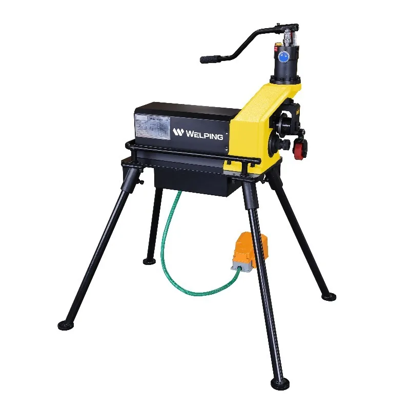 1''-12'' Electric Hydraulic Steel Pipes Roll Groover Machine Easy To Operate With Key Motor Components