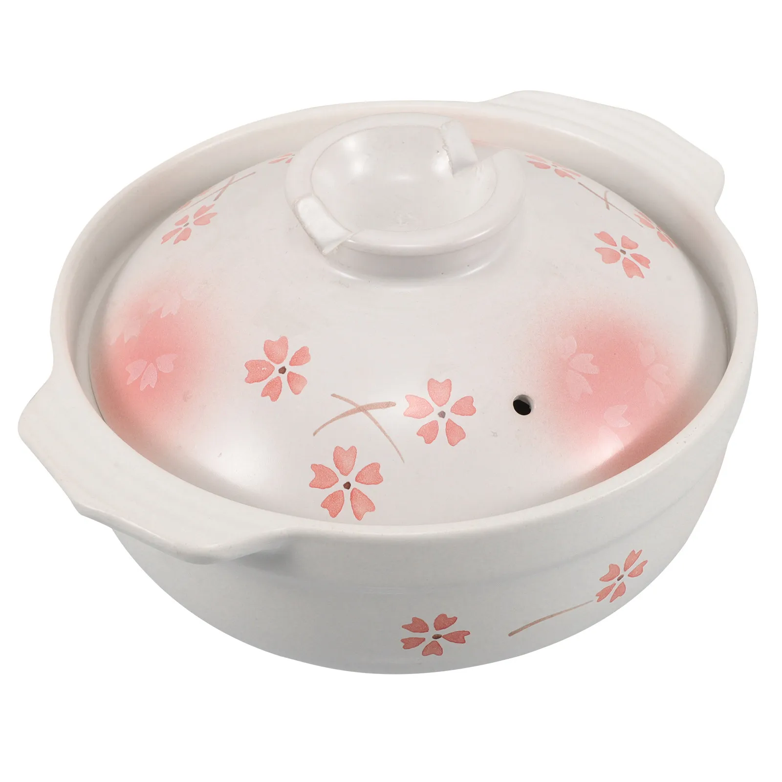 Olla de Barro Japonesa con Tapa, Cazuela Rústica de Cerámica Resistente al Calor para Cocinar Arroz, Sopas y Guisos en Estufa de Gas