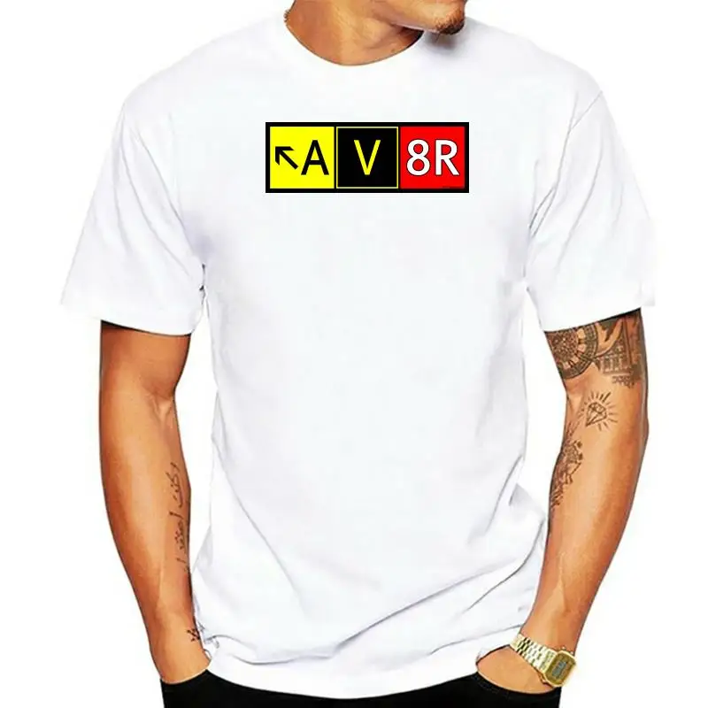 Aviation Shirts! AV8R (Aviator) Airport Taxiway Sign Pilot Shirt! Pilot Gifts!