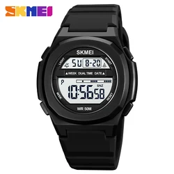 SKMEI Stopwatch Countdown Clock Waterproof Digital Wristwatch Fashion LED Light Electronic Sports Watches Mens Relogio Masculino