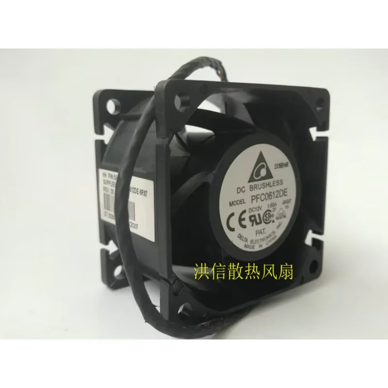 Delta Electronics PFC0612DE 9R87 DC 12 В 1,68 А 60x60x38 мм 4-проводной охлаждающий вентилятор для сервера
