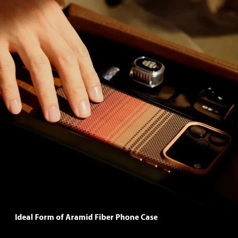 

New PITAKA Carbon Fiber Phone Protective Case For iPhone 16/17 Pro/Pro Max Magnetic Protective Case Supports Wireless Charging