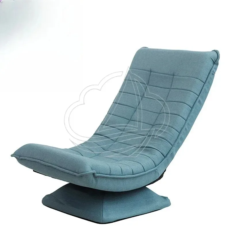Faltbarer, drehbarer Mondstuhl aus weichem Stoff, Einzel-Lazy-Sofa, Indoor-Lounge-Sessel für kleine Räume, geeignet für das Schlafzimmer.