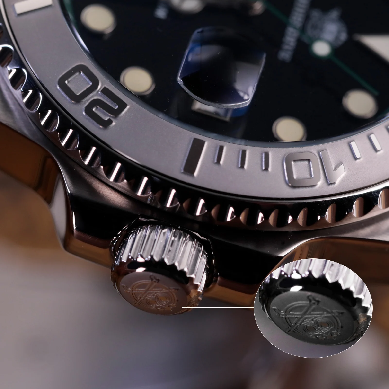 ADDIESDIVE 200m Diver relojes de acero inoxidable para hombres de negocios impermeable luminoso 41mm reloj de cuarzo bisel giratorio reloj deportivo