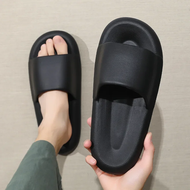 New Cloud Soft EVA Slippers Couples Home Outdoor Slipper Summer Beach Sandals Men Flip Flops Women Bedroom Thick Bottom Shoes