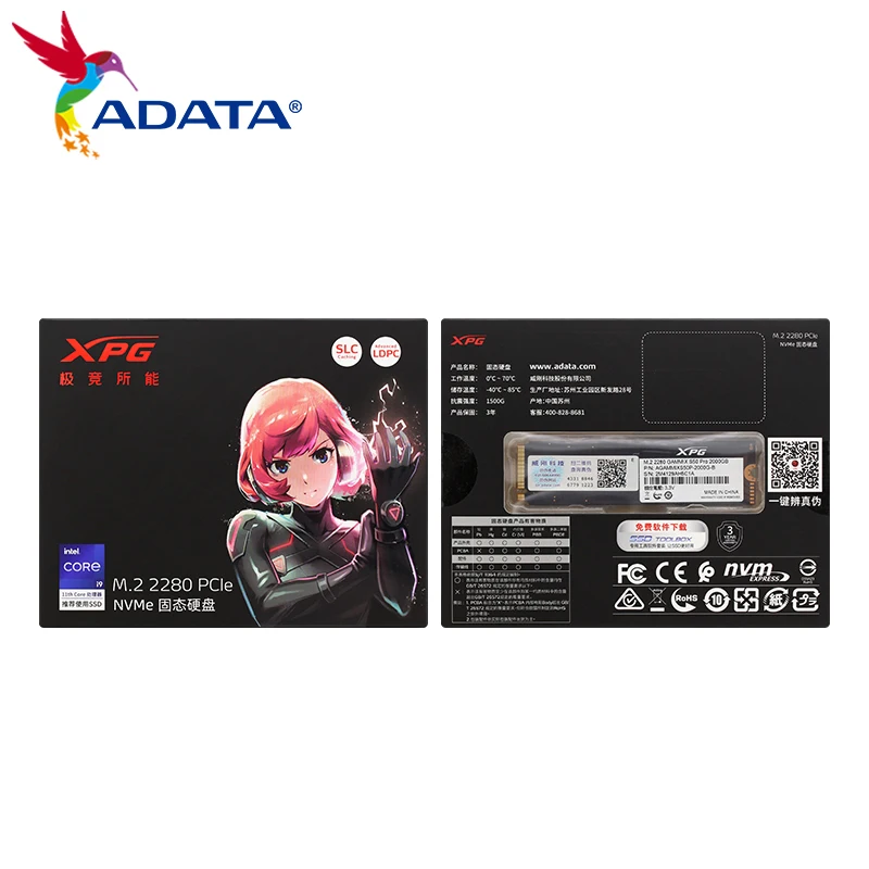 Imagem -05 - Adata-ssd Interno do Jogo para o Desktop e o Portátil Movimentação de Estado Sólido Xpg Gammix S50 Pro Pcie Gen4x4 M.2 2280 2000gb 1000gb 500gb