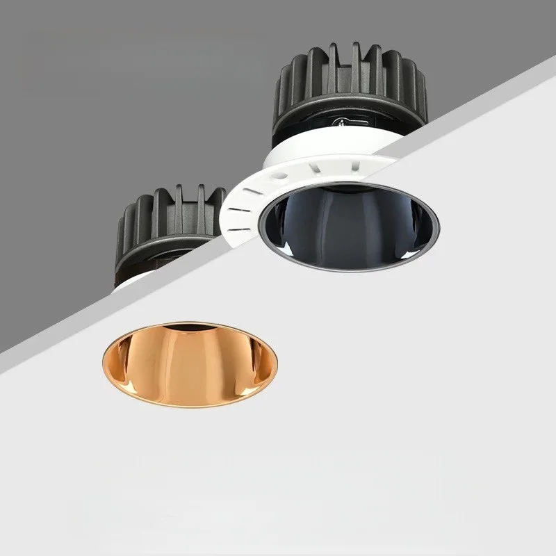 LED Downlight Recessed Spotlight Borderless Ceiling Downlight Aluminum Lighting Bedroom Kitchen Indoor Down Lamp