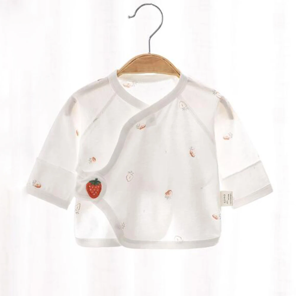 

Baby Boy Cotton Tops Summer Thin Long Sleeve Baby Girl T Shirts Unisex Newborn Hospital Baby Clothes 0 3 Months