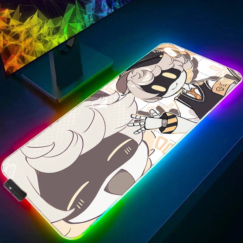 

RGB LED M-murder Uzi N V J Drones Коврик для мыши Резиновый коврик для мыши Игровые аксессуары Ковры для геймерского шкафа Офисный компьютерный настольный коврик