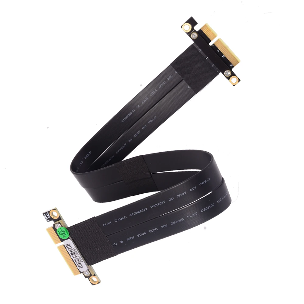 32Gbps PCIe 3.0 X4 to X4 Male to Male Cable for GTX1080Ti Graphics SSD RAID Extender Conversion Cable