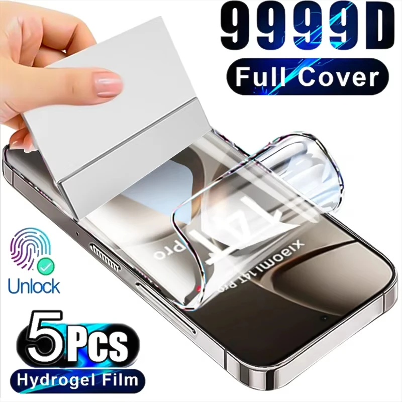 

5-1Pcs Hydrogel Film For Samsung S25 Ultra S24 S23 Plus S22 S21 S20 FE A56 5G A55 A54 A53 A52 A36 A35 A34 A33 A26 A16 A15 A13