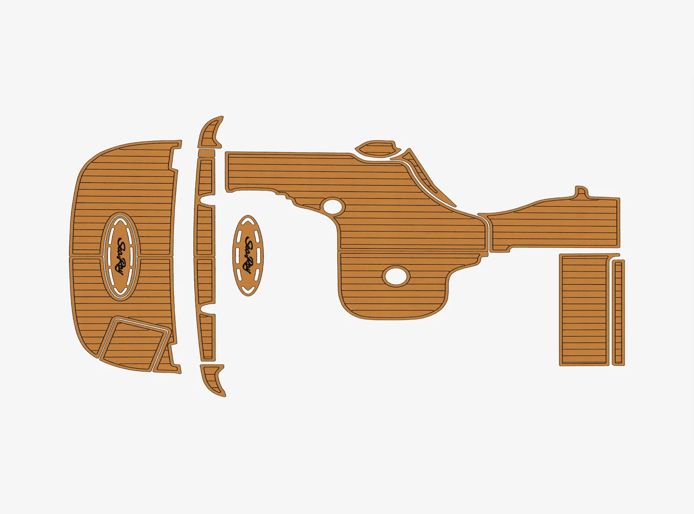 

2002-2007 Наборник морских лучей 1/4 дюйма, 6 мм, пена EVA, нескользящий морской коврик из тикового дерева из ПВХ, настил из тикового дерева, водный ковер, морской пол