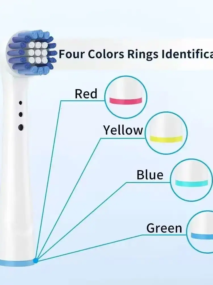 Buses de tête de brosse pour brosse à dents électrique Oral B, 16/20 pièces, recharge de fil sensible, Action croisée (pas pour iO)