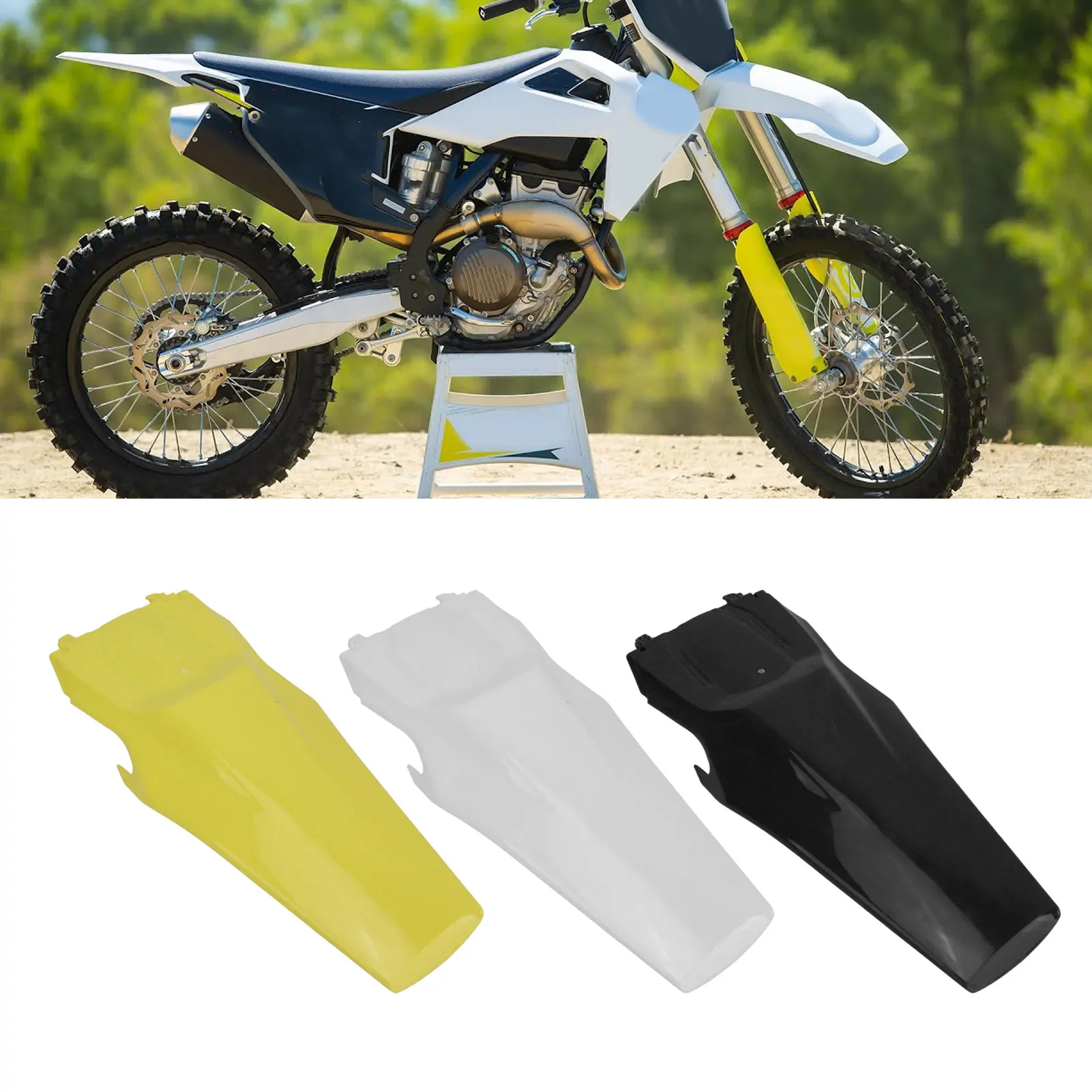 Motorcycle Rear Wheel Mudguard  Proof ABS Rear Tire Hugger Mud Flap for  FE250 FE350 FE450 FE501 TE150