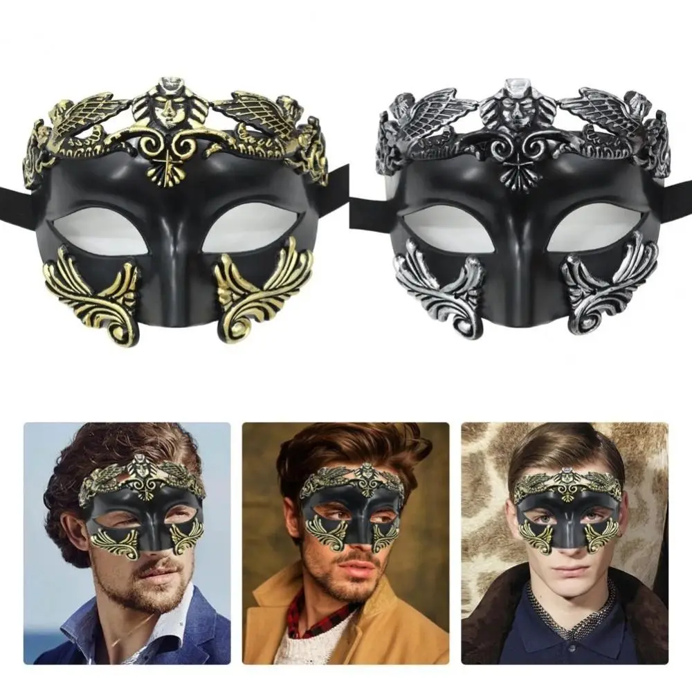Carnival Costume Props Photo Prop Ancient Greece God Halloween  Masks Party Cosplay Props Half Face Mask Prom Party Supplies