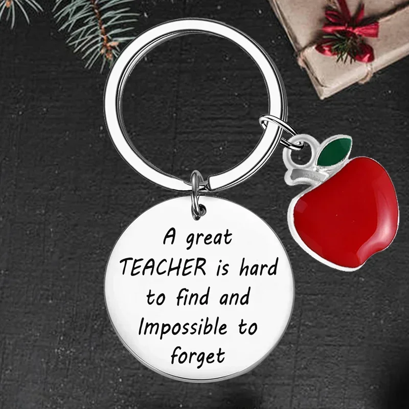 Cute Teacher Gifts Keychain Teacher Appreciation Gifts Key chain Keyring Holder Teacher Graduation Gifts