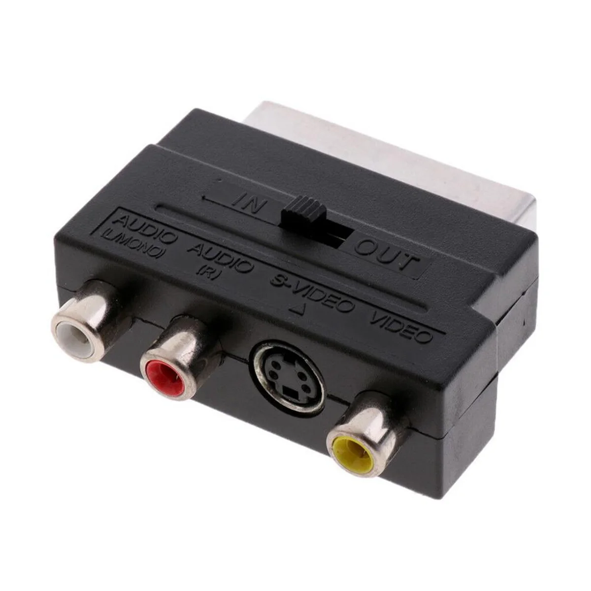 

Кабель-переходник 2-в-1 2025+ — совместимый с кабелем Scart Аудиоразъем «папа» S-Video на 3 портов телевизора