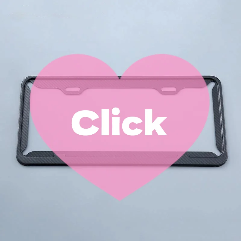 

1/2PCS License Plate Frame Stainless Steel Car License Plate Cover Car Accessory For Japanese Standard License Plate