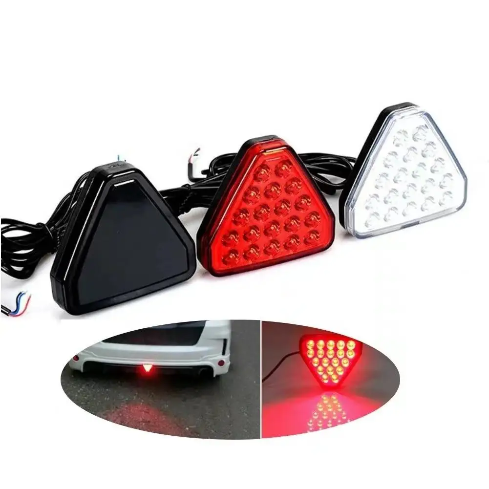 

Car Led Brake Light 12v Universal Bright Pilot Light Waterproof Rear Bumper Tail Stop Lamp Modified Parts