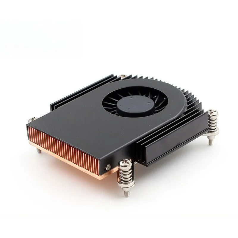 CPU 2 Heat Pipe Cooler Ultra Thin Mute 21mm Component Adapts To 1151 1150 1700 Side Blowing Turbo Fan Cpu Cooling