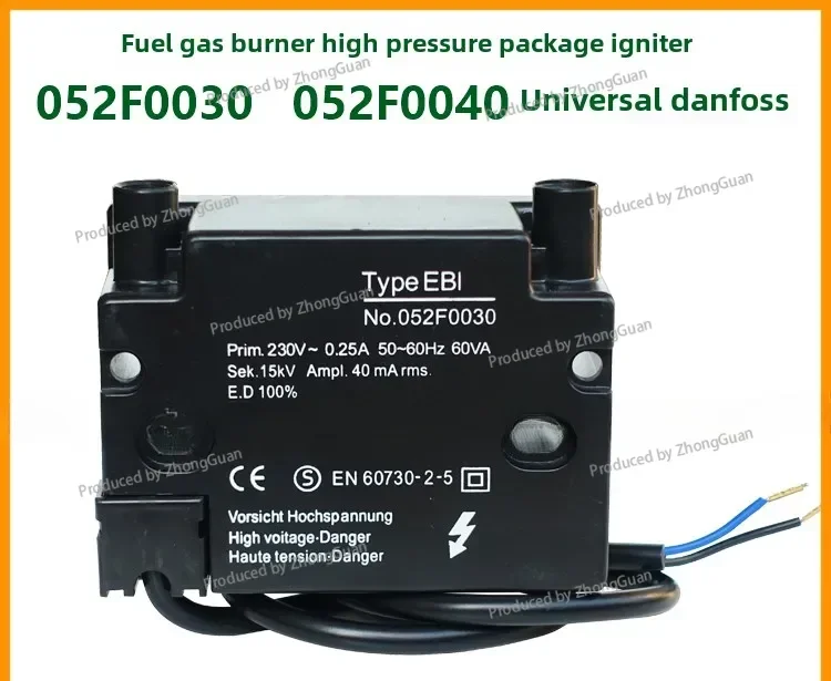 052F0030/40 11/15KV Fuel Gas Burner Parts High Pressure Package Igniter Universal Danfoss