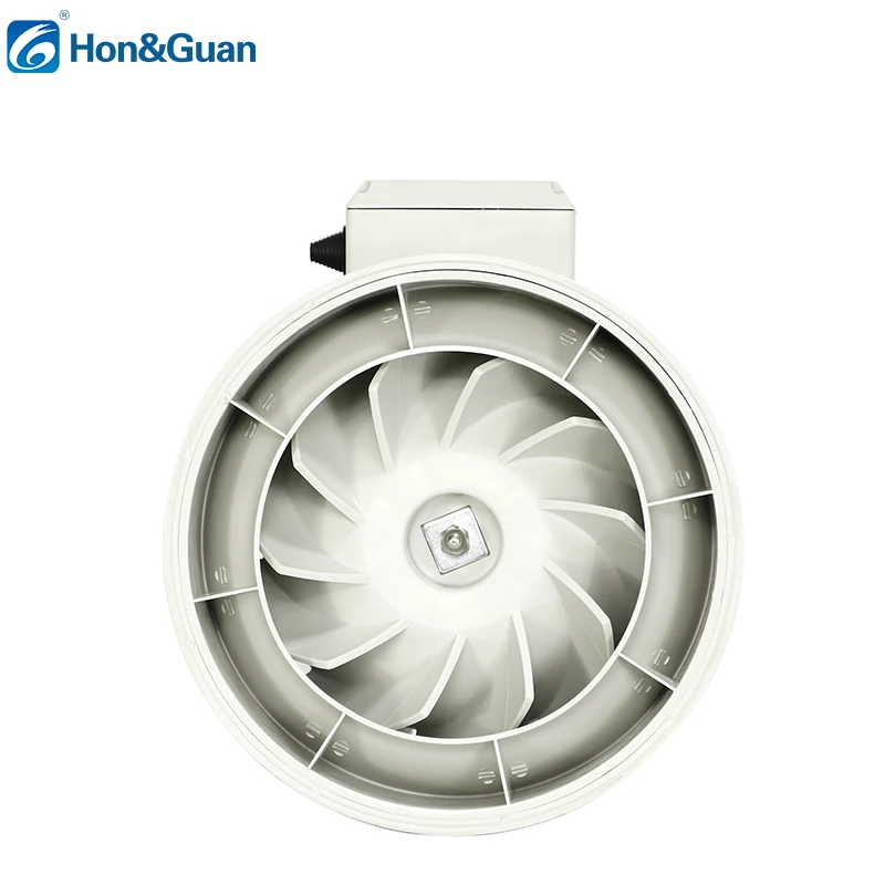 Factory Direct Sale  hon&gu an  3000RPM Low Noise  Eco-watt Mixed-flow Inline Duct Fan
