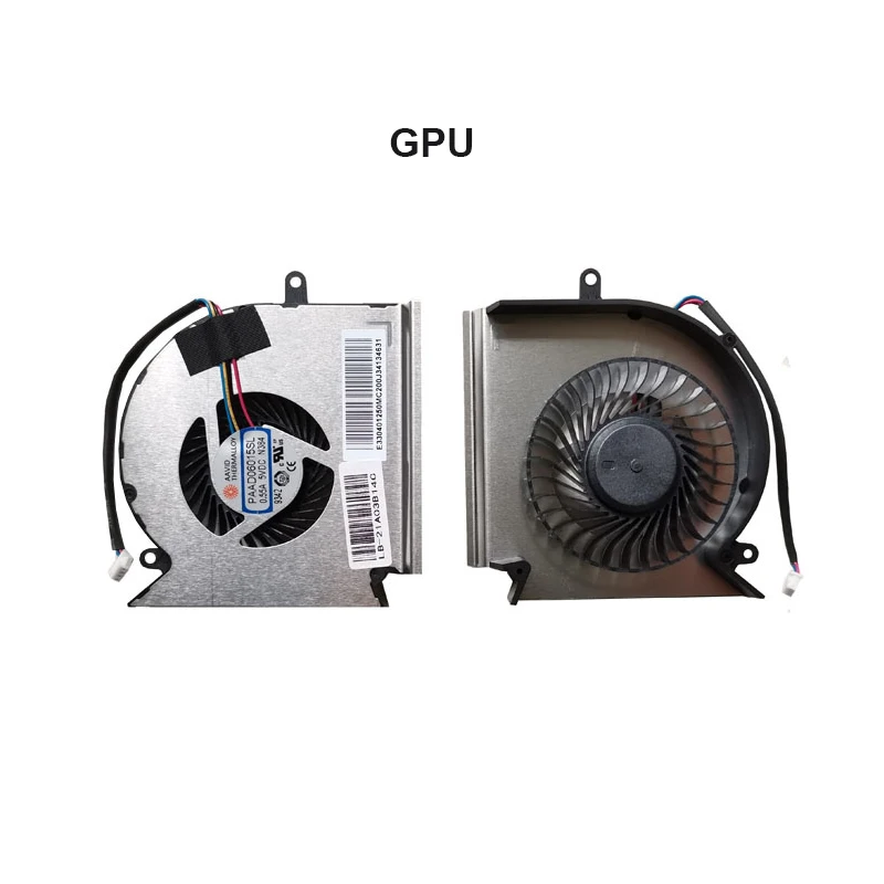 

New Laptop Cooler CPU GPU Cooling Fan For MSI MS-16P4 16P5 16P6 MS-17C5 17C6 17C7 17C8/C1 WE73