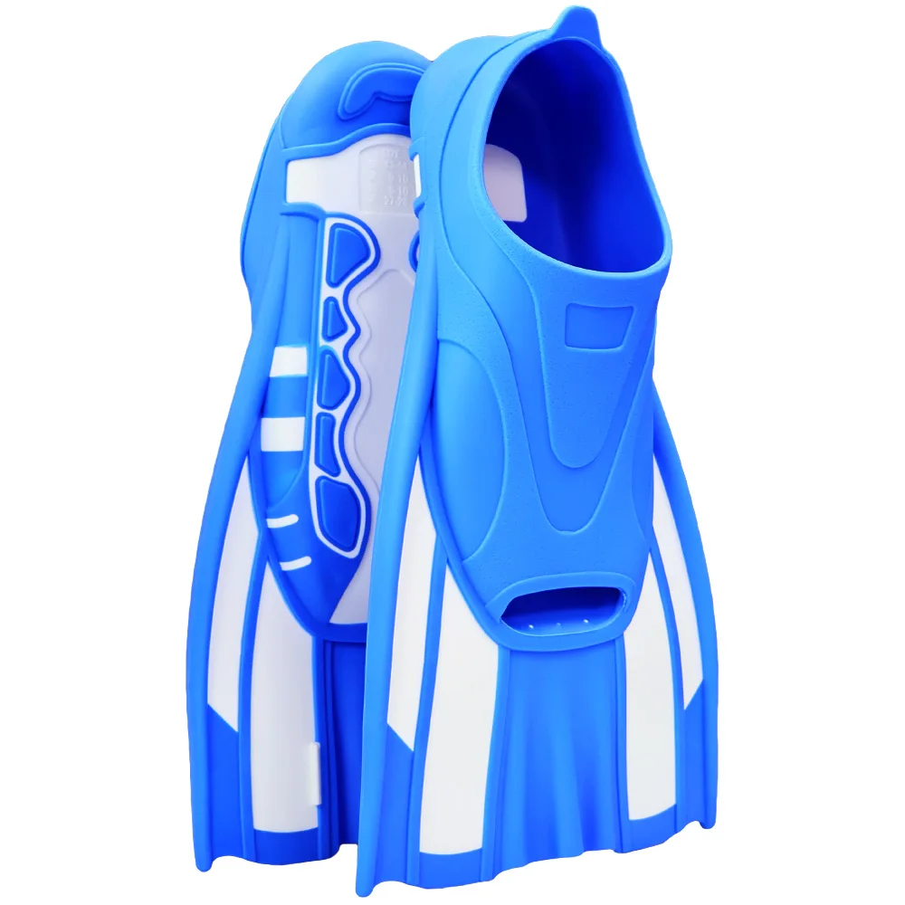 Silikon-Schwimmflossen, volle Fußtasche, schwimmende Schnallen, Schnorcheln, Tauchen, Flossen, Erwachsene, Training, Schoß, Schwimmschuh, Reisegröße – Detail 9