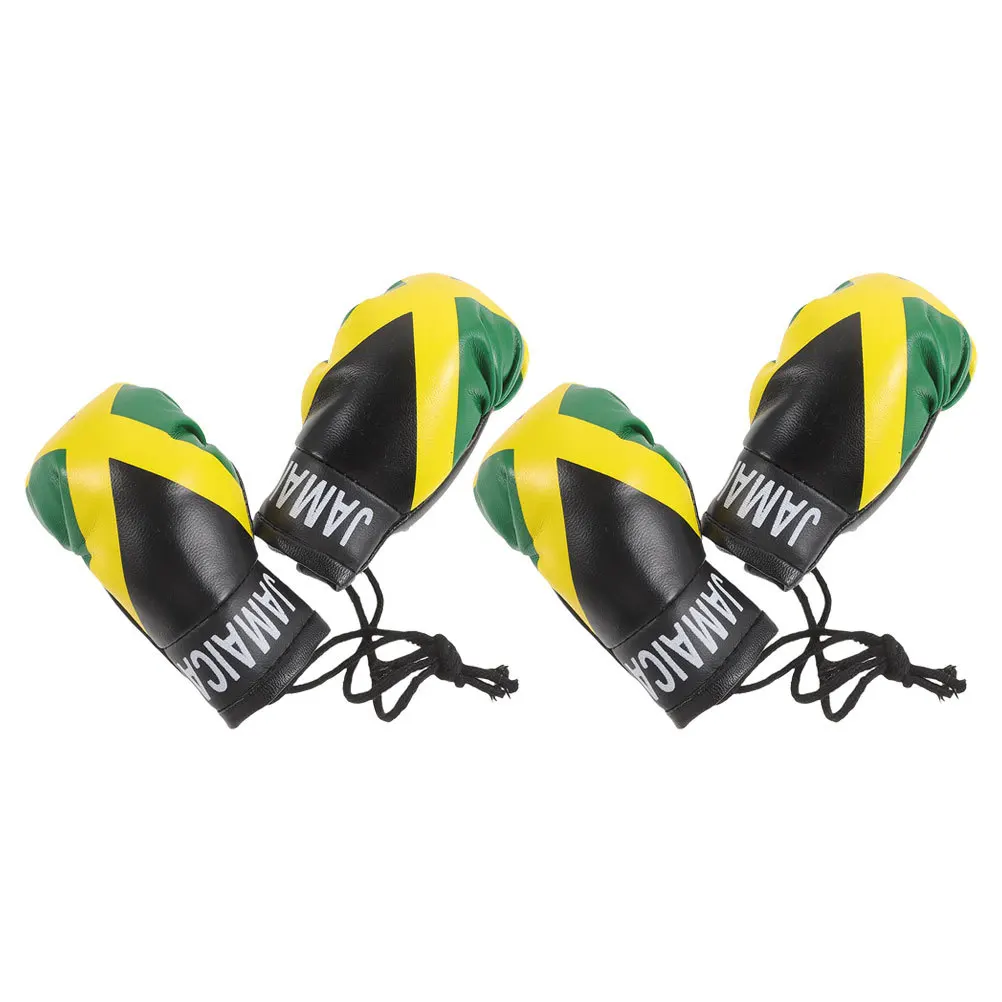 

4pcs 10 Cm Realistic Boxing Glove Pendant Hanging Ornament For Christmas Decoration Holiday Home Office Display Souvenirs Car