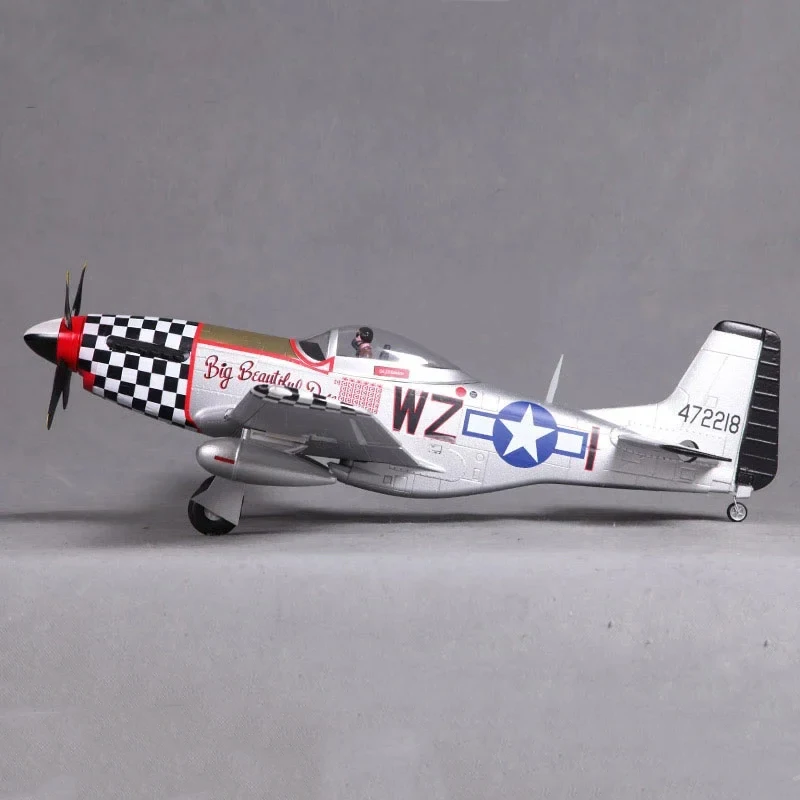 Fms 800mm P51 Mustang Big Beautiful Doll 4CH 2s Model Plane Aircraft Avion P-15 Mustang V2 Pnp Epo Rc Airplane Warbird