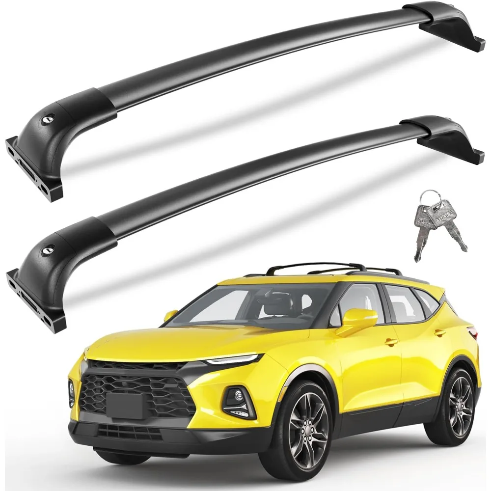 قضبان سقف قابلة للقفل من الألومنيوم شديدة التحمل لـ 2019-2025 Chevy Blazer (ليست لنماذج EV)