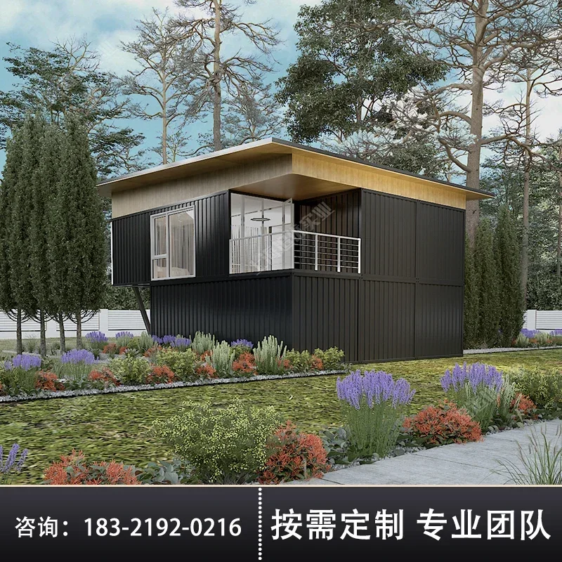 Custom containers outdoor cabins residential accommodation commercial hotels double-decker apple huts