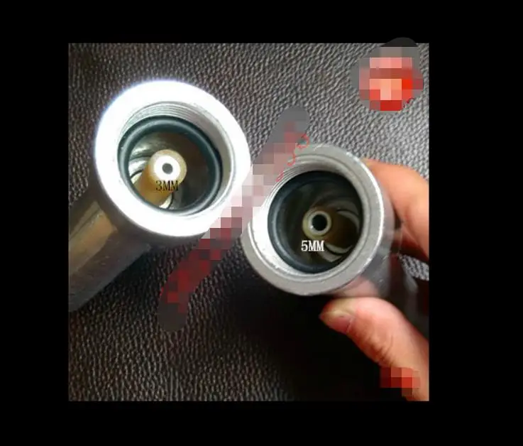 2 buah inti pistol semprot semburan pasir inti B jenis pistol semburan pasir inti udara Aksesori mesin sandblast habis pakai