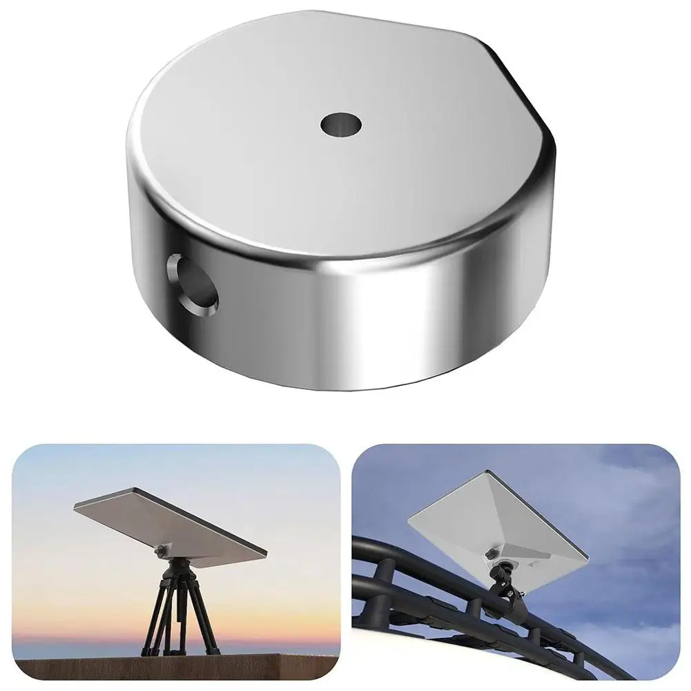 

Round Mount Adapter For Starlink Mini Mounting Connector Accessories Aluminum Alloy Tripod Adapter For Starlink Mini Dish P N1D4