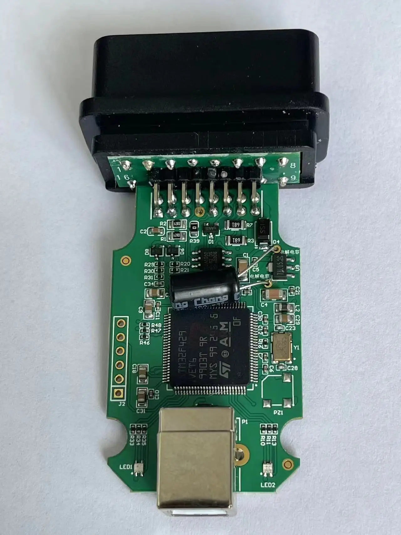 OEM VCDScan غير محدود VINs واجهة USB التشخيصية Real Hex V2 متعدد اللغات لمقعد VW AUDI SKODA من عام 1996-2024