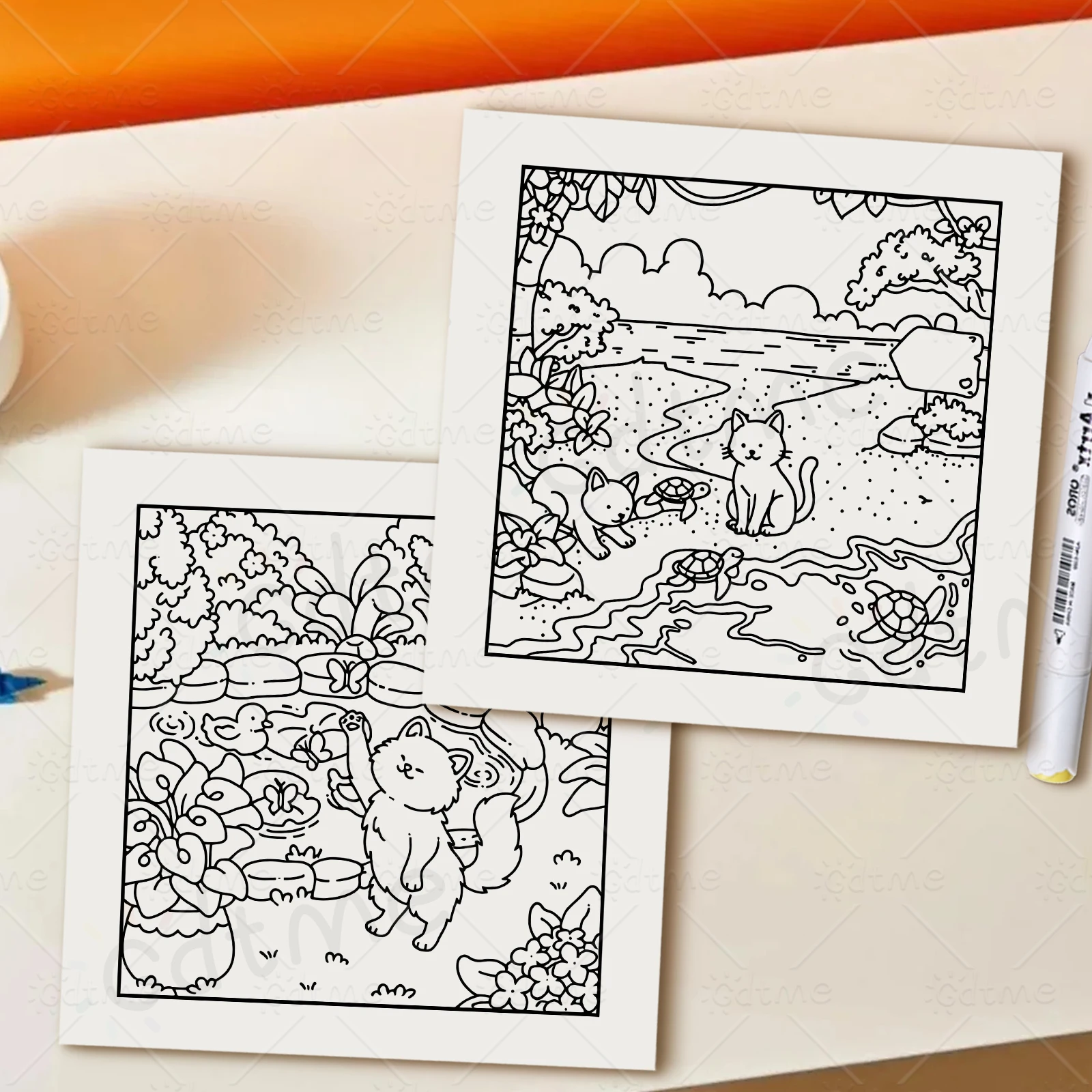 WHY PETS Bold-easy Patterns Coloring Book for Adults Cute Drawing Book Perfect Gift for Party and Birthday