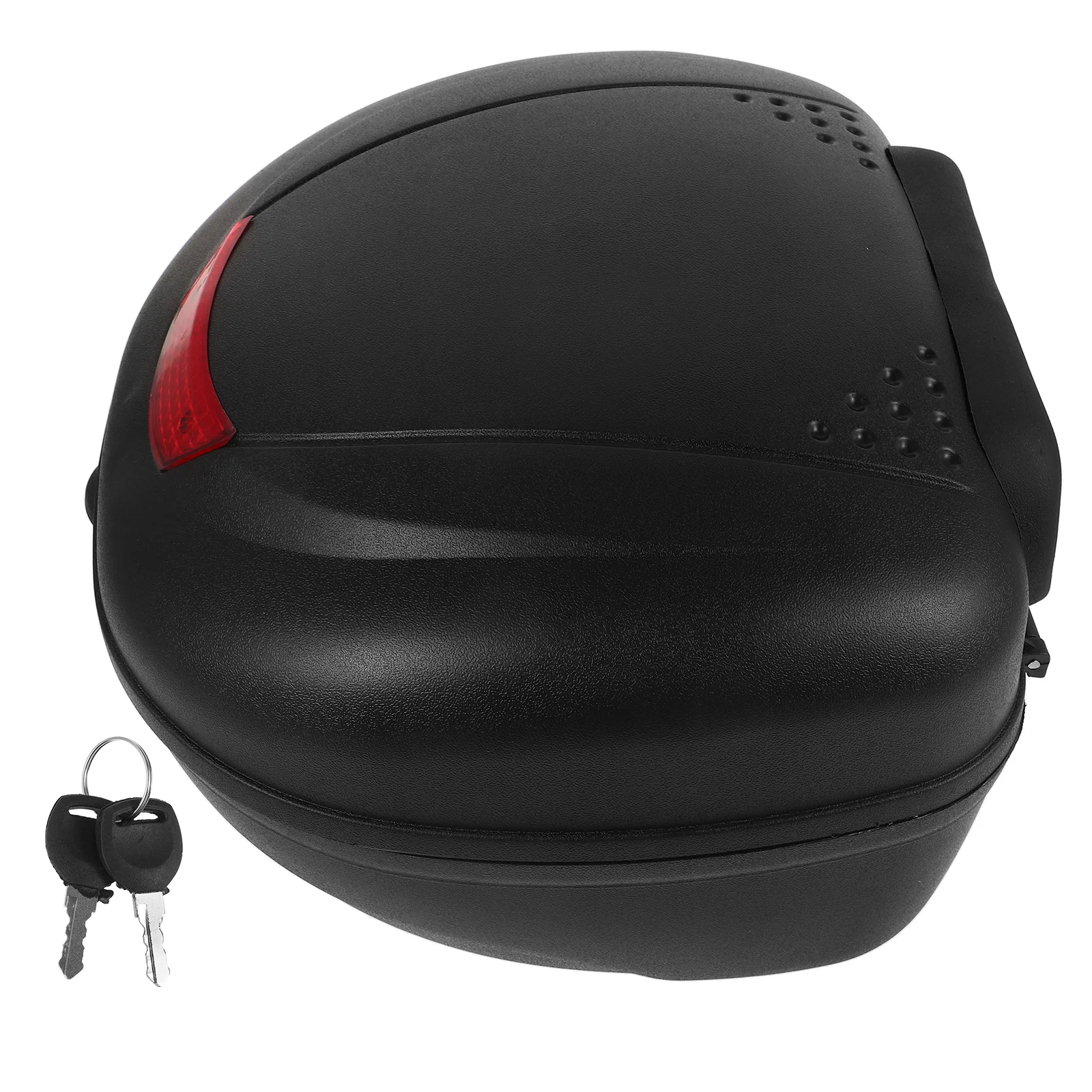 

Motorcycle Tail Box Plastic Rainproof Motorbike Top Case Reflective Design Night Ride Box Motorcycle Top Case