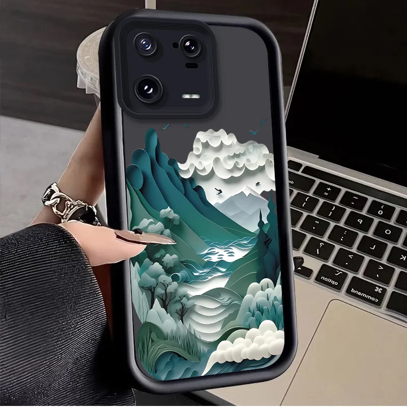 Magnificent Scenery Case for Xiaomi Mi 14 13 13T 12 12T 11 11T Pro Lite 12X 12S POCO F6 F5 X5 X3 NFC Soft Silicone Cover Funda