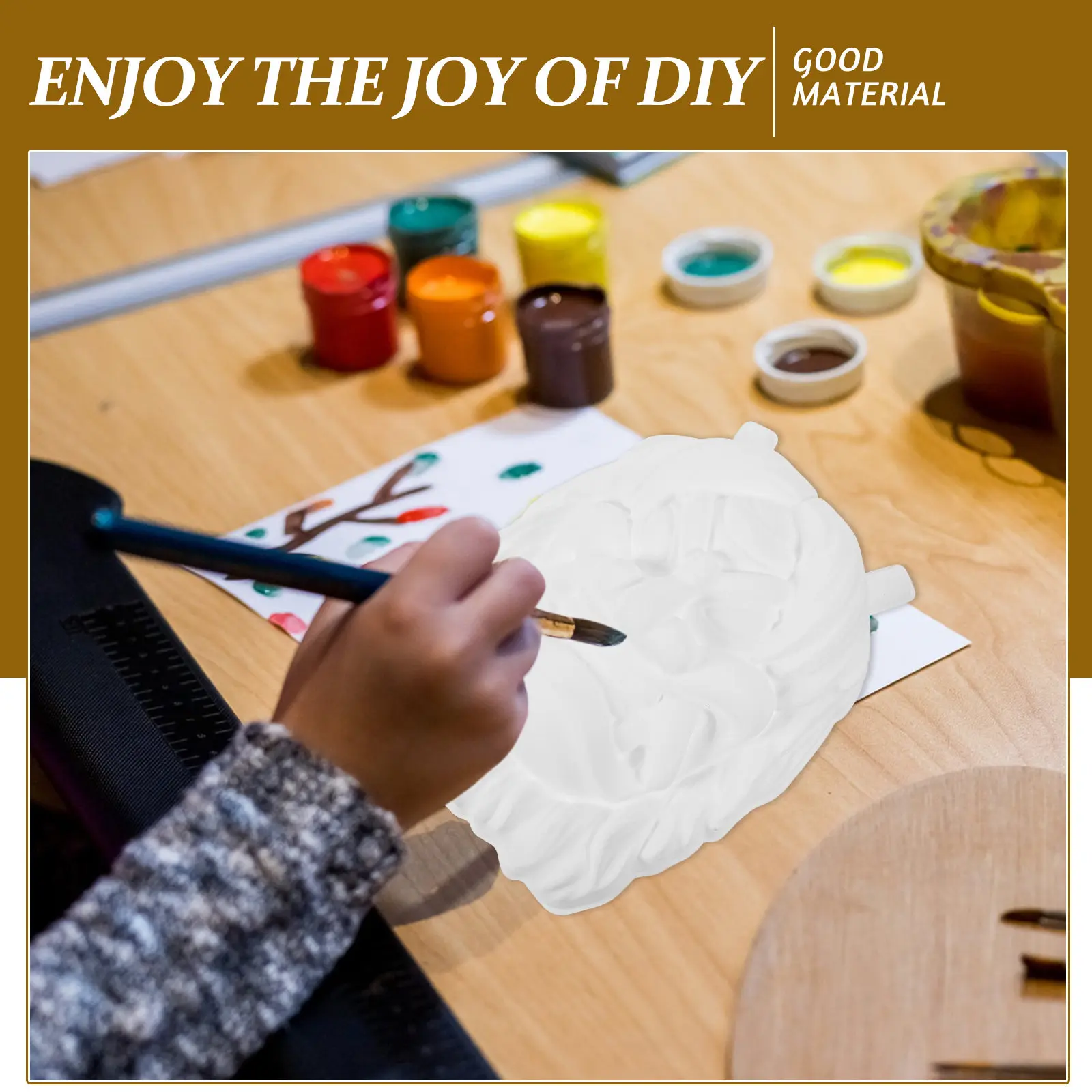 

2Pcs DIY Blank Mask PVC Masks Unpainted for Kids Masquerade Cosplay Halloween Party Decor DIY Blank Mask PVC Masks