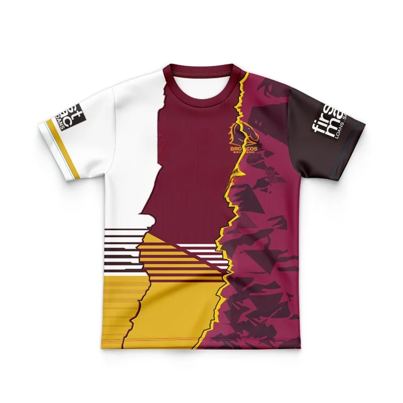 

KIDS 2024 Brisbane Broncos away Indigenous rugby jersey