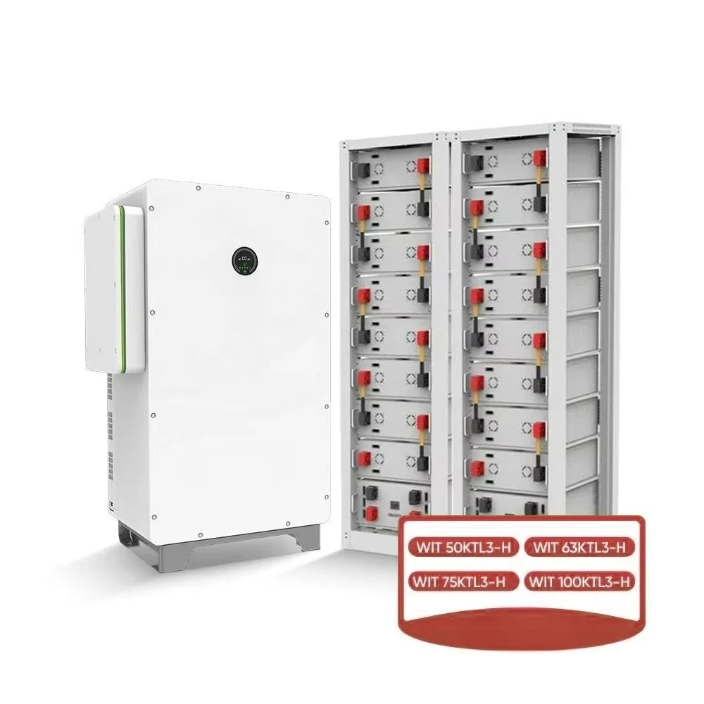 نظام الطاقة الشمسية التجاري ess 50kW 100kW بطارية ليثيوم LiFePO4 Growatt Deye Hybrid BESS Off Grid Deye نظام الألواح الشمسية
