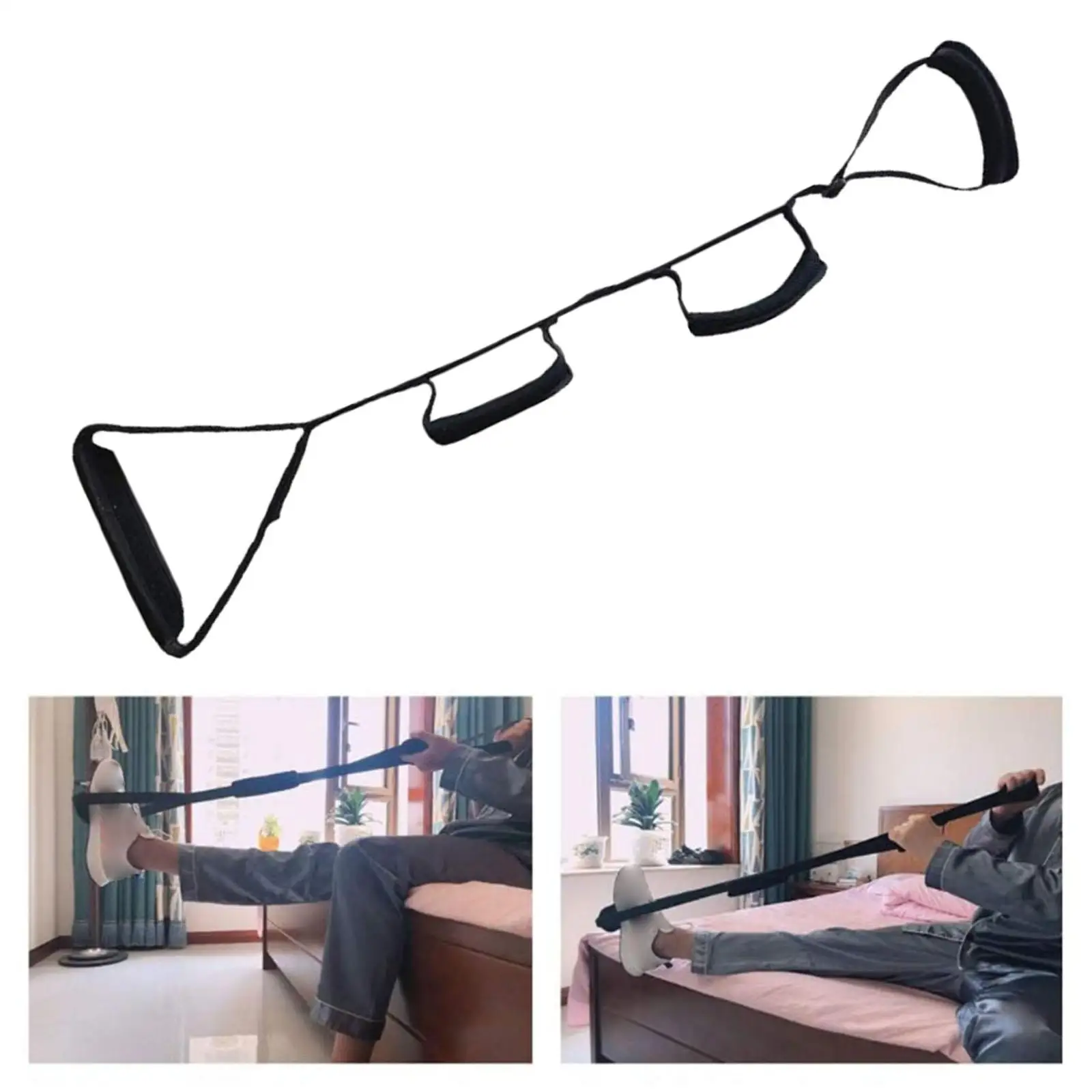 Leg Lifter Strap Multi Loop with Nylon Strap for Adult Handicap