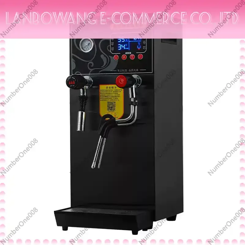 12L Electric Boiling Water Machine Commercial Milk Frother Steam Boiling Water Dual-purpose Machine Milk Foam Machine