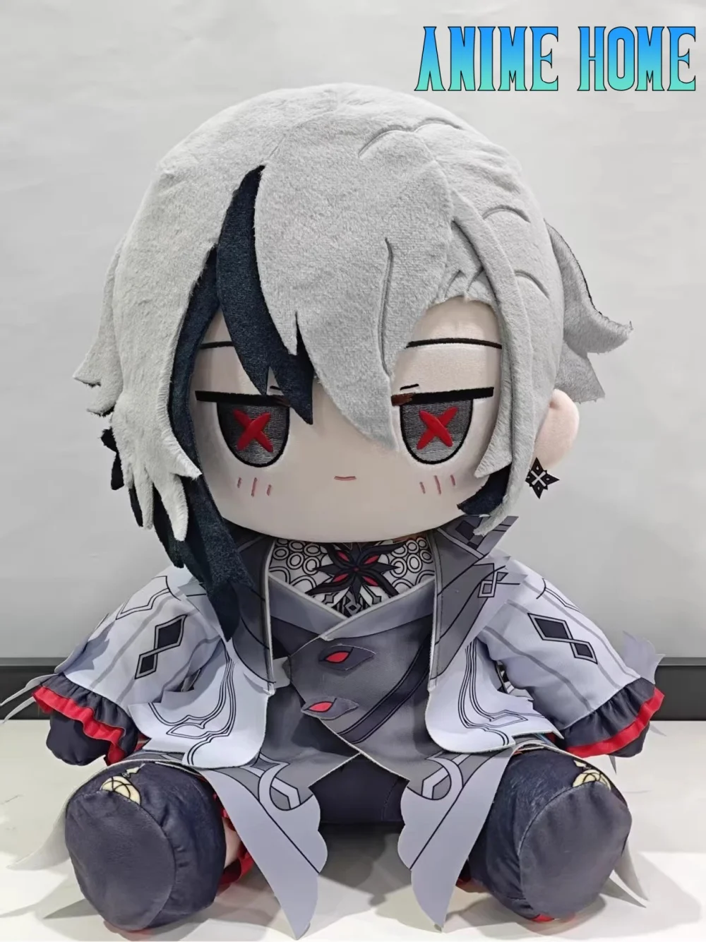 

Game Genshin Impact Arlecchino The Knave Plush 40cm Doll Stuffed Toy Plushie Sitting Body Cosplay Original