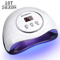 Professional Nail Lamp LED Manicure UV Lamp Nail Dryer for UV Gel LED Gel Nail Machine Smart Sensor USB Plug