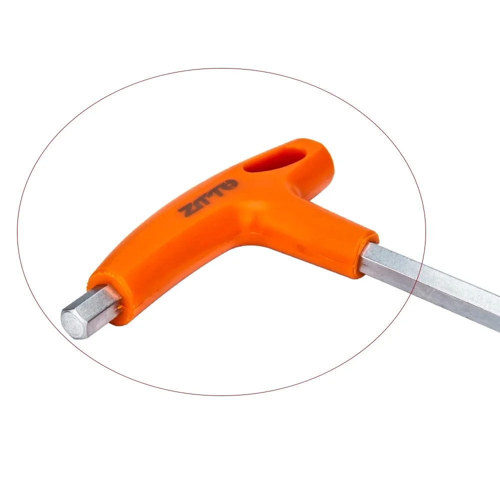 ZTTO 8pcs Universal Hex key Allen Wrench Hand Tool 2/2.5/3/4/5/6/8/10mm Set Quick Snap Adapter Ball/Flat Head Chrome Steel