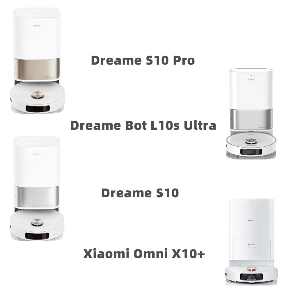 For XiaoMi Mijia Omni Robot X10+ / Dreame L10s Ultra / S10 Pro Vacuum Cleaner Parts Main Side Brush Hepa Filter Mop Accessories