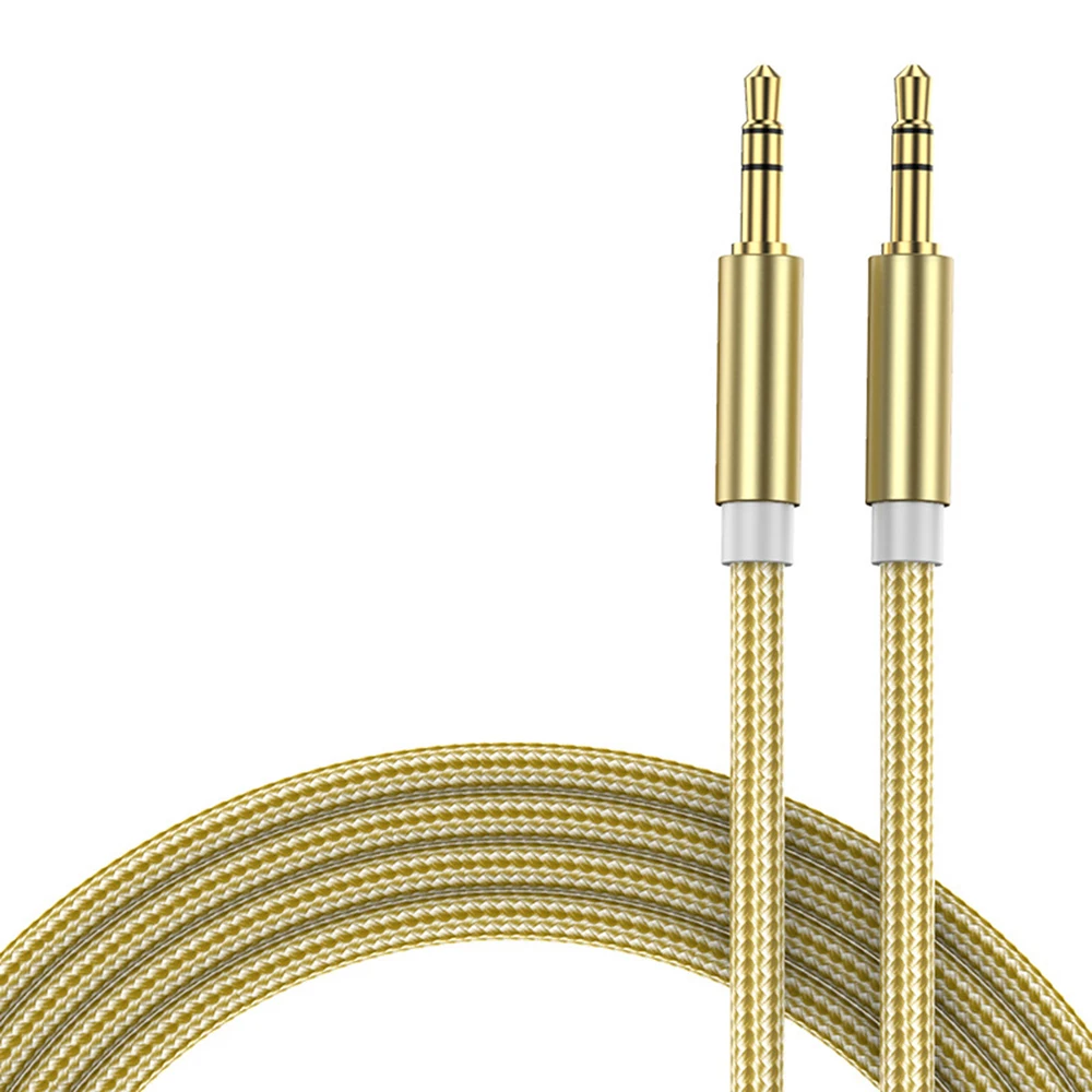 Aux-Kabel, 3 5 mm Klinke auf 3 5 Klinke, männlich, Auto-Hilfs-Audiokabel, Draht für Telefon, Kopfhörer, Lautsprecher, Laptop, Auto, 3,5-Klinkenkabel