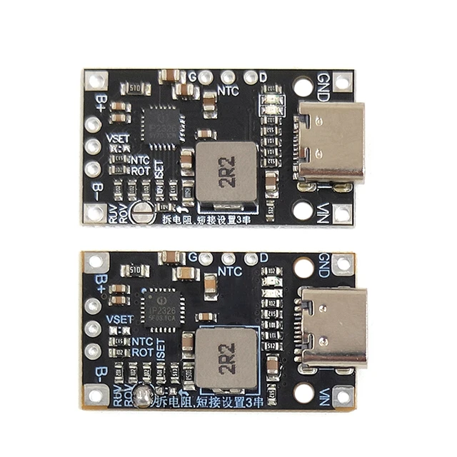 2S 3S Type-C USB BMS 15W 8.4V 12.6V 1.5A Lithium Battery Charging Boost Module With Balanced Support Fast Charge With Indicator 2 2S 3S Type-C USB BMS 15W 8.4V 12.6V 1.5A Lithium Battery Charging Boost Module With Balanced Support Fast Charge With Indicator 2